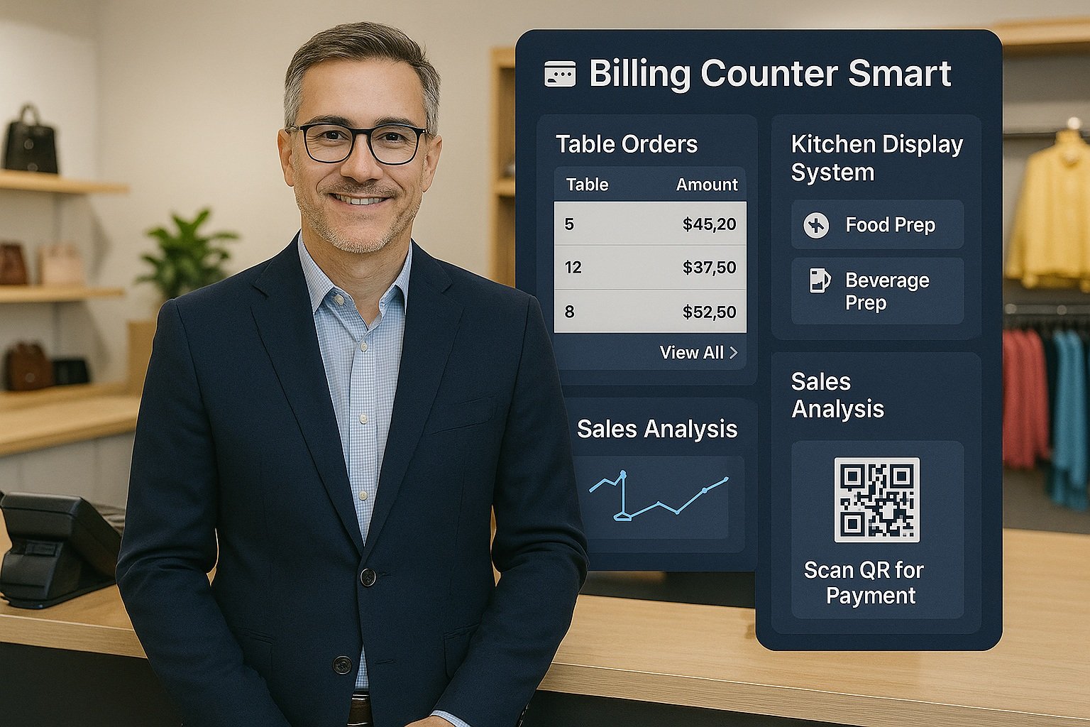 Clinic Management System patient records interface